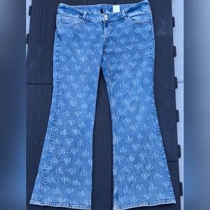 H&M x Blackpink Y2K Low-Rise Flared Jeans Size 16 – Pre-Loved